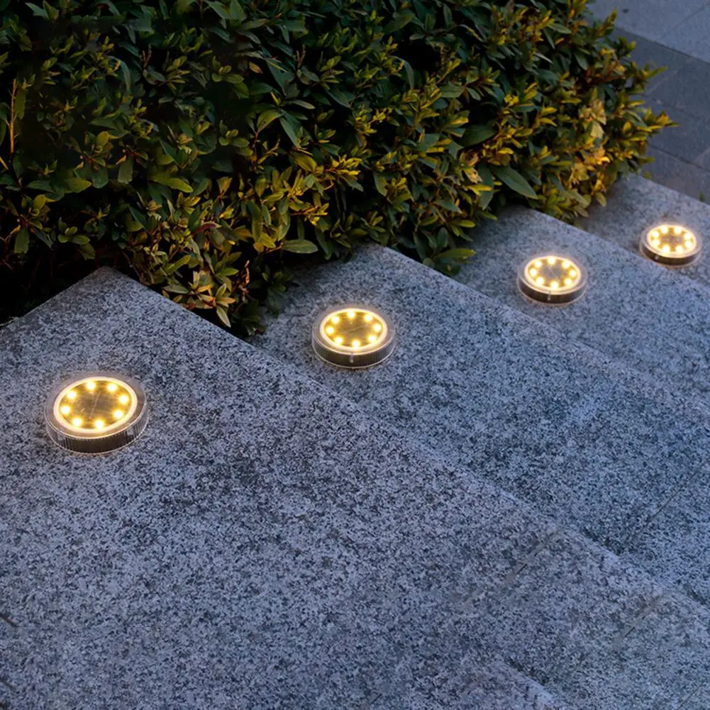 4pcs Solar Lights Ground Light Led Outdoor Lighting Waterproof Floor Lamps Underground Light Led Outdoor Solar Lamps Steps Lamp
4pcs Solar Lights Ground Light Led Outdoor Lighting Waterproof Floor Lamps Underground Light Led Outdoor Solar Lamps Steps Lamp