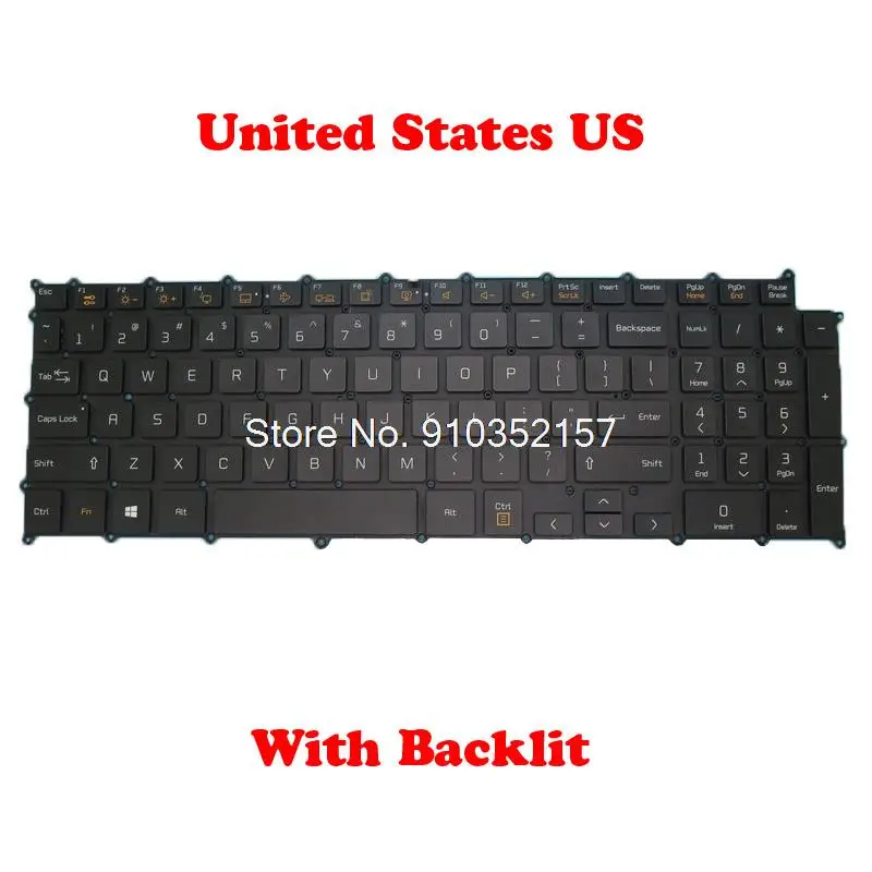US Backlit Keyboard For LG 17U70P 17U70P-P 17U70P-PA7SK 17U70P-P.AAS8U1 17U70P-P.AA78B 7UD70P-GX56K 17UD70P-GX76K PX56K English
US Backlit Keyboard For LG 17U70P 17U70P-P 17U70P-PA7SK 17U70P-P.AAS8U1 17U70P-P.AA78B 7UD70P-GX56K 17UD70P-GX76K PX56K English