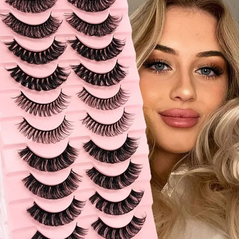10Pairs Lashes DD Curl Russian Volume False Eyelashes 3D Mink Eyelashes Reusable Fluffy False Lashes eyelashes extensions
10Pairs Lashes DD Curl Russian Volume False Eyelashes 3D Mink Eyelashes Reusable Fluffy False Lashes eyelashes extensions