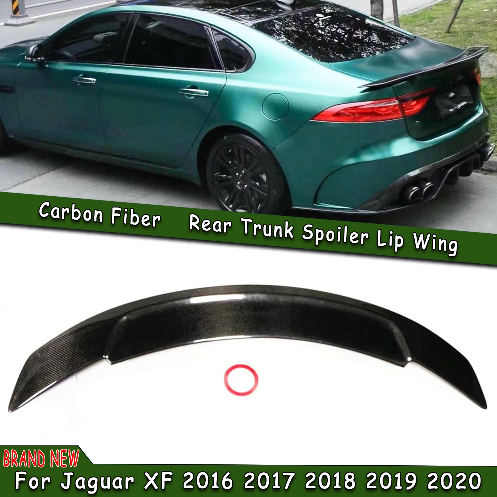Real Carbon Fiber Trunk Rear Spoiler Upper Roof Wing Car Tailgate Lid Decklid Flap Trim Splitter Lip Kit For Jaguar XF 2016-2020
Real Carbon Fiber Trunk Rear Spoiler Upper Roof Wing Car Tailgate Lid Decklid Flap Trim Splitter Lip Kit For Jaguar XF 2016-2020