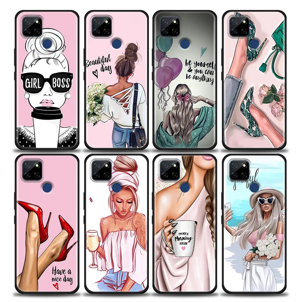 Boss Girl Coffee Fashion Beautiful Girl Case For Realme C21Y C21 C25 C20 C15 C12 C11 GT Master Neo Neo2 5G Fundas Silicone Cases
Boss Girl Coffee Fashion Beautiful Girl Case For Realme C21Y C21 C25 C20 C15 C12 C11 GT Master Neo Neo2 5G Fundas Silicone Cases