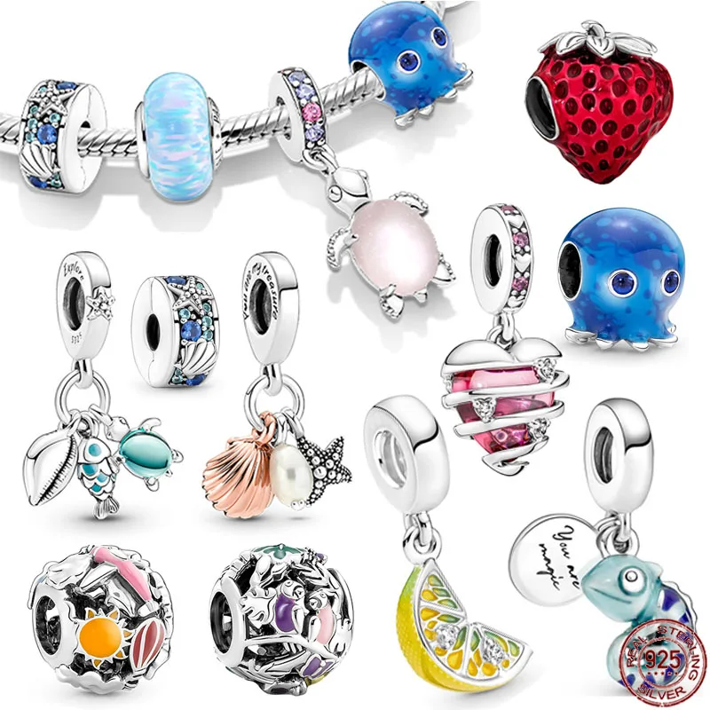 2022 New Charm Beads Octopus Turtle 925 Sterling Silver Beads For Original Charm Ladies Bracelet DIY Pendant Jewelry Gift
2022 New Charm Beads Octopus Turtle 925 Sterling Silver Beads For Original Charm Ladies Bracelet DIY Pendant Jewelry Gift