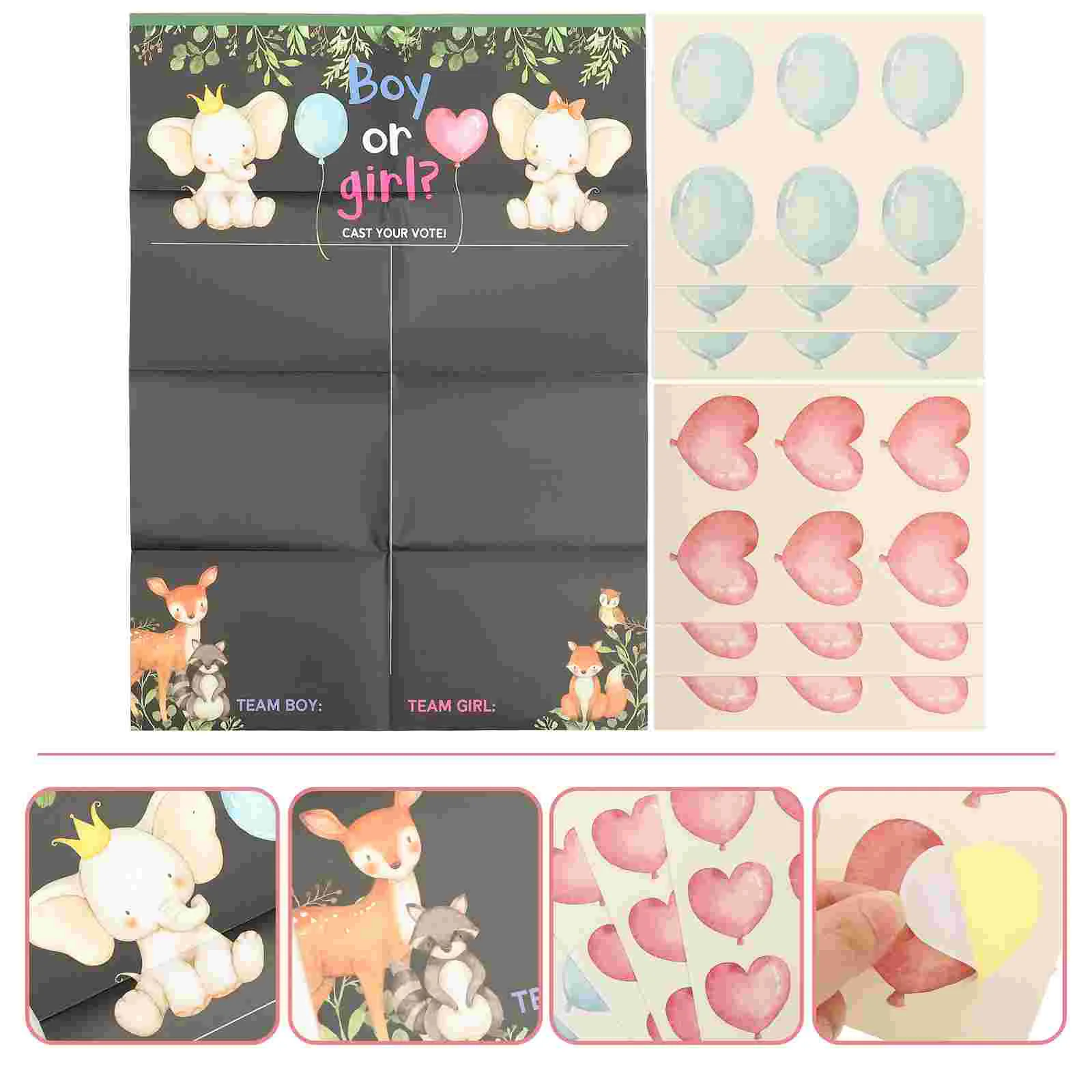 1 Set Gender Reveal Party Game Voting Poster Voting Stickers Gender Reveal Party Supplies
1 Set Gender Reveal Party Game Voting Poster Voting Stickers Gender Reveal Party Supplies