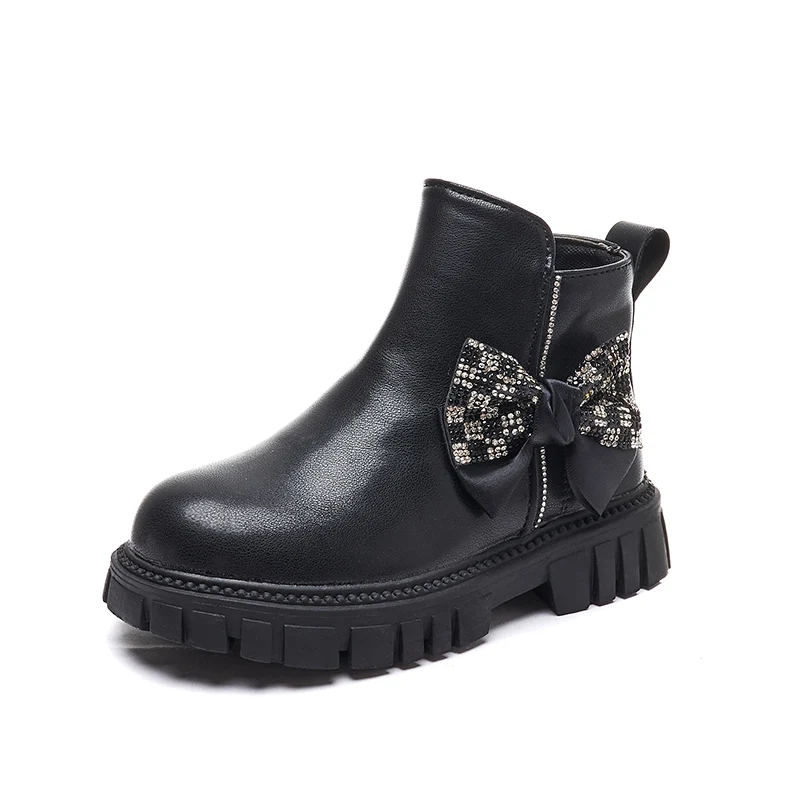 Girls Children Fashion Rhinestone Bow Ankle Boots 2022 Spring New Korean PU Kids Boots Versatile Sweet Princess Non-slip Casual
Girls Children Fashion Rhinestone Bow Ankle Boots 2022 Spring New Korean PU Kids Boots Versatile Sweet Princess Non-slip Casual
