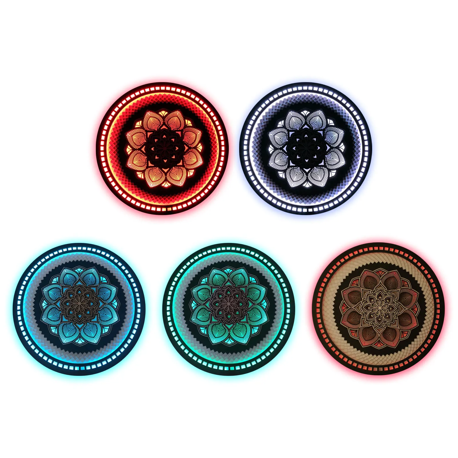 Mandala Yoga Room Night Light Elegant Acrylic Led Lamp LED Bohemian Round Ornament Wall Decor For Living Room Bedroom Bathroom
Mandala Yoga Room Night Light Elegant Acrylic Led Lamp LED Bohemian Round Ornament Wall Decor For Living Room Bedroom Bathroom
