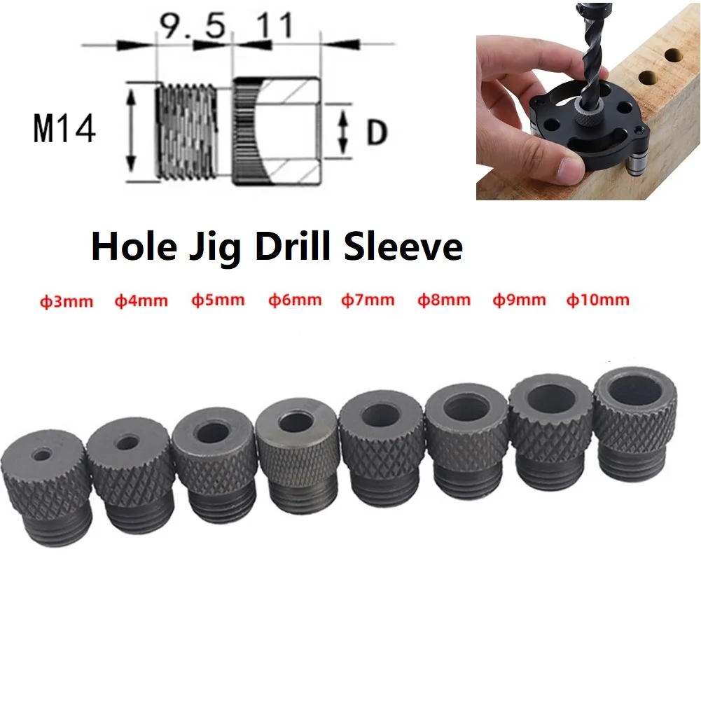 1PC 3-10mm Pocket Hole Jig Drill Sleeve Bushing M14 Dowelling Jig Wood Drilling Guide Locator Carpenter Woodworking Tool
1PC 3-10mm Pocket Hole Jig Drill Sleeve Bushing M14 Dowelling Jig Wood Drilling Guide Locator Carpenter Woodworking Tool