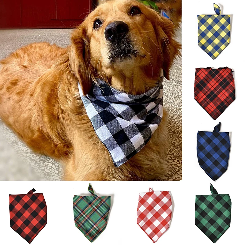 Reversible Dog Bandana Cotton linen Plaid Pet Trianguar bandage Scarf Bow ties Collar Square Cat dog Decoration Accessories
Reversible Dog Bandana Cotton linen Plaid Pet Trianguar bandage Scarf Bow ties Collar Square Cat dog Decoration Accessories