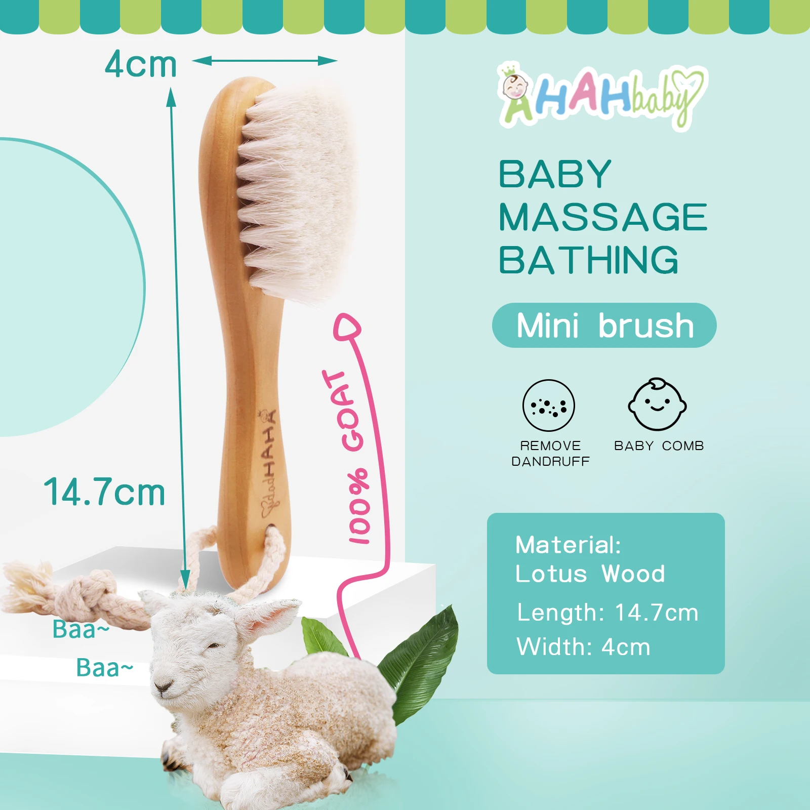 Baby Hair Brush Mini Goat Hair Brush Portable Pocket Hair Comb Salon Styling Hairbrush Small Travel Airbag Head Massage Brush
Baby Hair Brush Mini Goat Hair Brush Portable Pocket Hair Comb Salon Styling Hairbrush Small Travel Airbag Head Massage Brush