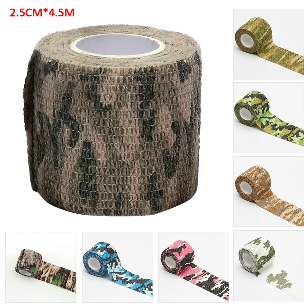 Sports Camouflage Non-woven Self-adhesive Elastic Bandage 2.5CM Multi-functional Bandage Outdoor Waterproof Emergency Bandage
Sports Camouflage Non-woven Self-adhesive Elastic Bandage 2.5CM Multi-functional Bandage Outdoor Waterproof Emergency Bandage