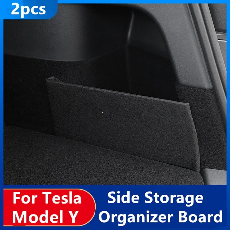 2pcs Car Side Storage Organizer Board Partitions on Both Sides of The Trunk Partition Tail Box for Tesla Model Y 2015-2022
2pcs Car Side Storage Organizer Board Partitions on Both Sides of The Trunk Partition Tail Box for Tesla Model Y 2015-2022