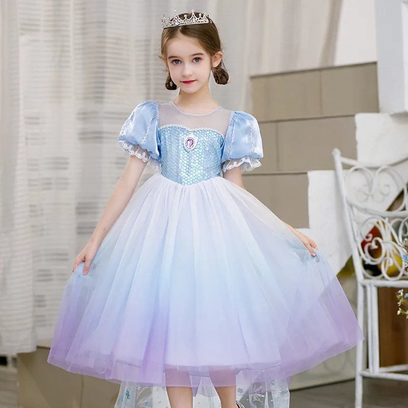 Frozen Aisha Elsa Skirt Kid Snow Queen Princess Party Ball Gown Girls Halloween Cosplay Dress Children's Performance Full Dress
Frozen Aisha Elsa Skirt Kid Snow Queen Princess Party Ball Gown Girls Halloween Cosplay Dress Children's Performance Full Dress
