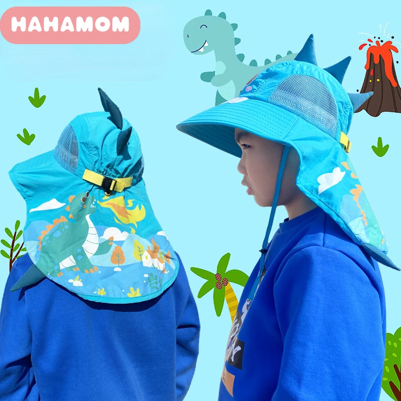 Летние Детские шапки HAHAMOM с мультяшным динозавром UPF50 +, быстросохнущие, с широкими полями, пляжные, с защитой от УФ лучей, уличные солнцезащитные шапки, 2023
Летние Детские шапки HAHAMOM с мультяшным динозавром UPF50 +, быстросохнущие, с широкими полями, пляжные, с защитой от УФ лучей, уличные солнцезащитные шапки, 2023