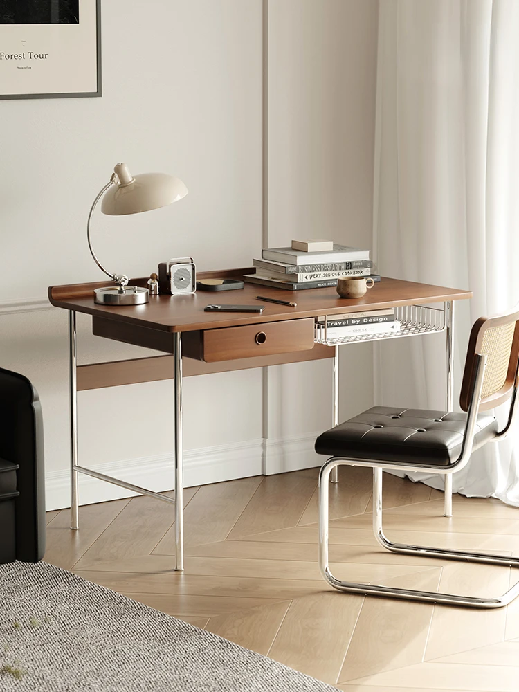 Solid Wood Desk Retro Small Apartment Light Luxury Home Study Workbench Minimalist Japanese Style Computer Desk Desk
Solid Wood Desk Retro Small Apartment Light Luxury Home Study Workbench Minimalist Japanese Style Computer Desk Desk