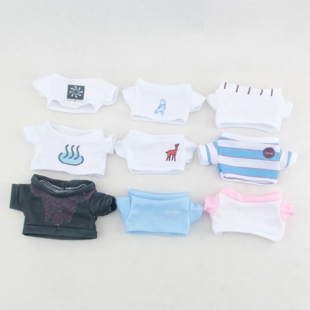 20cm DIY Doll Baby Clothes Cute Summer T-shirt Jeans Plush Doll Body-Shape Children's Gifts Birthday Plush Toy Accessories
20cm DIY Doll Baby Clothes Cute Summer T-shirt Jeans Plush Doll Body-Shape Children's Gifts Birthday Plush Toy Accessories