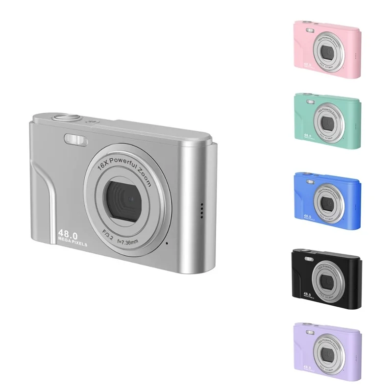 Digital Camera 48MP 2.4 Inch LCD Video Blog Camera 16X Zoom Kids Camera Student Camera Card Camera Free shipping Fashion
Digital Camera 48MP 2.4 Inch LCD Video Blog Camera 16X Zoom Kids Camera Student Camera Card Camera Free shipping Fashion
