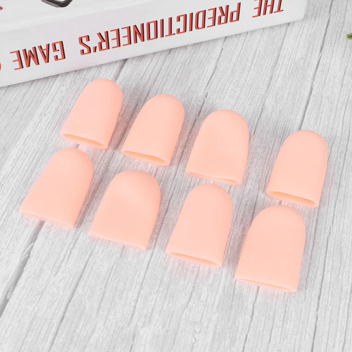 8Pcs 4x2cm Finger Protective Cover Finger Sleeve Finger Hood Finger Joints Protector for Men Skin Color
8Pcs 4x2cm Finger Protective Cover Finger Sleeve Finger Hood Finger Joints Protector for Men Skin Color