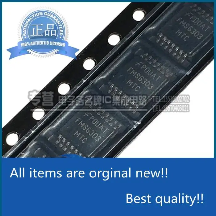 10pcs orginal new FMS6303MTC1406X Silkscreen FMS6303 SMD TSSOP-14 Fairchild
10pcs orginal new FMS6303MTC1406X Silkscreen FMS6303 SMD TSSOP-14 Fairchild