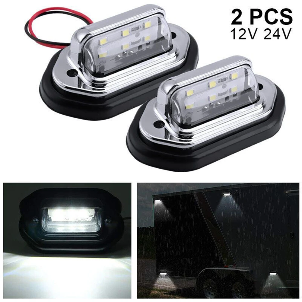 1pc License Plate Lamp Auto License Plate Light 12-24V 2 Wires 6 LED White Light ABS Door Light License Plate Lamp High Quality
1pc License Plate Lamp Auto License Plate Light 12-24V 2 Wires 6 LED White Light ABS Door Light License Plate Lamp High Quality