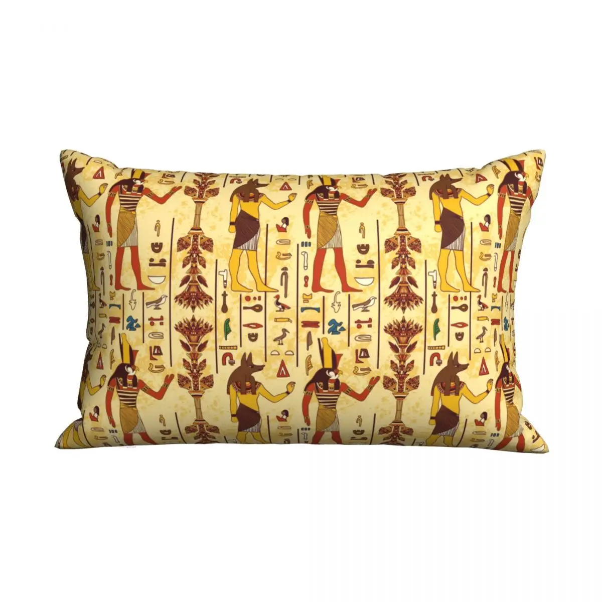 

Egyptian Gods Ancient Hieroglyphs Pillowcase Polyester Cushion Cover Decoration Egypt Throw Pillow Case Cover for Seat