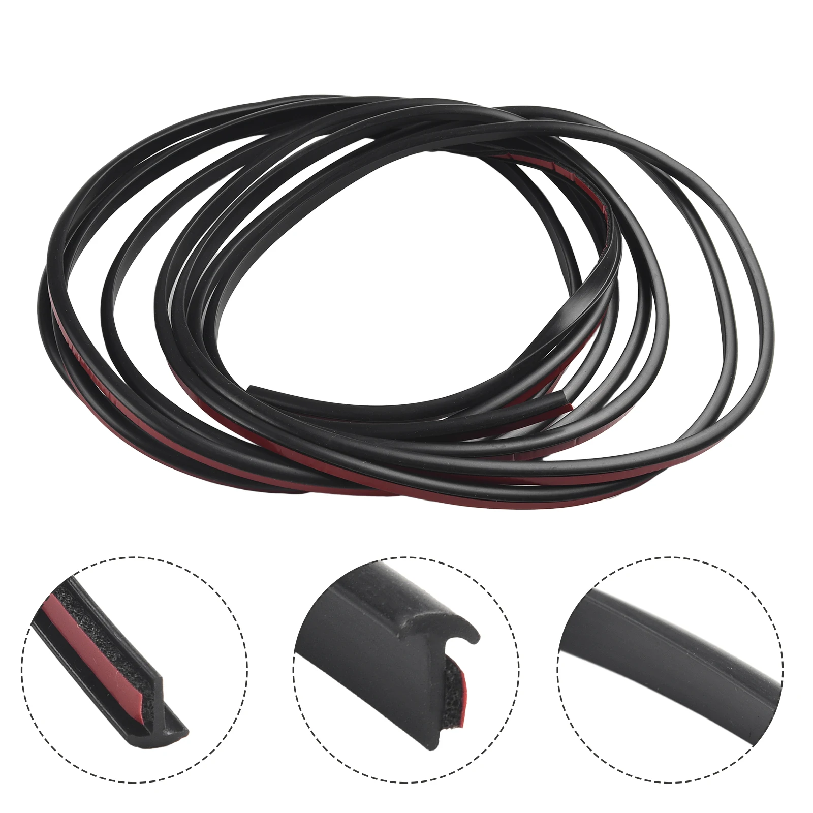 Weatherstrip Car Exterior Parts Sealing Strip 1pc 5MM*7MM Double-Sided Adhesive Tape EPDM Rubber Moulding Trim
Weatherstrip Car Exterior Parts Sealing Strip 1pc 5MM*7MM Double-Sided Adhesive Tape EPDM Rubber Moulding Trim