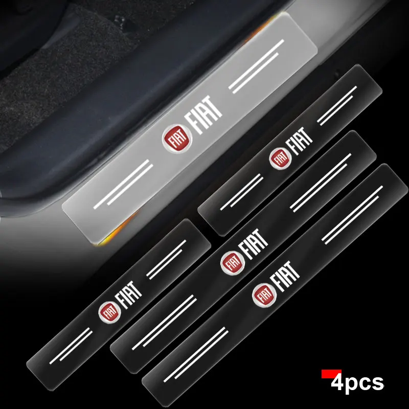 4pcs Transparent Decal Car Threshold Sticker for Fiat JUNTO Abarth 500 Stilo Ducato Palio Bravo Doblo Car Auto Accessories
4pcs Transparent Decal Car Threshold Sticker for Fiat JUNTO Abarth 500 Stilo Ducato Palio Bravo Doblo Car Auto Accessories