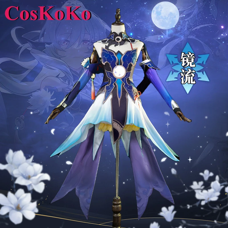 

CosKoKo Jing Liu Cosplay Anime Game Honkai: Star Rail Costume Nifty Lovely Uniform Dress Women Carnival Role Play Clothing New