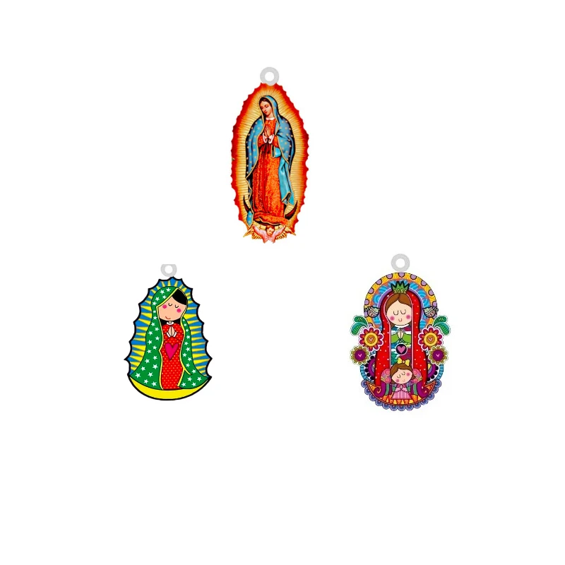 10PCS Virgin Mary Acrylic Pendant Charms Plastic 22MM Double Side Printing Makings Charms For DIY Earrings Keychain Jewelry
10PCS Virgin Mary Acrylic Pendant Charms Plastic 22MM Double Side Printing Makings Charms For DIY Earrings Keychain Jewelry