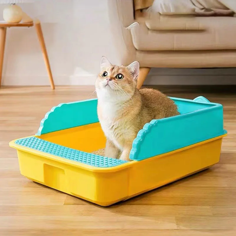Litter Box Large Semi-Enclosed Cat Toilet Clean Sandbox Deodorant Anti-Sand Kittens Cat Litter Box Cat's House Cat Suppliers
Litter Box Large Semi-Enclosed Cat Toilet Clean Sandbox Deodorant Anti-Sand Kittens Cat Litter Box Cat's House Cat Suppliers