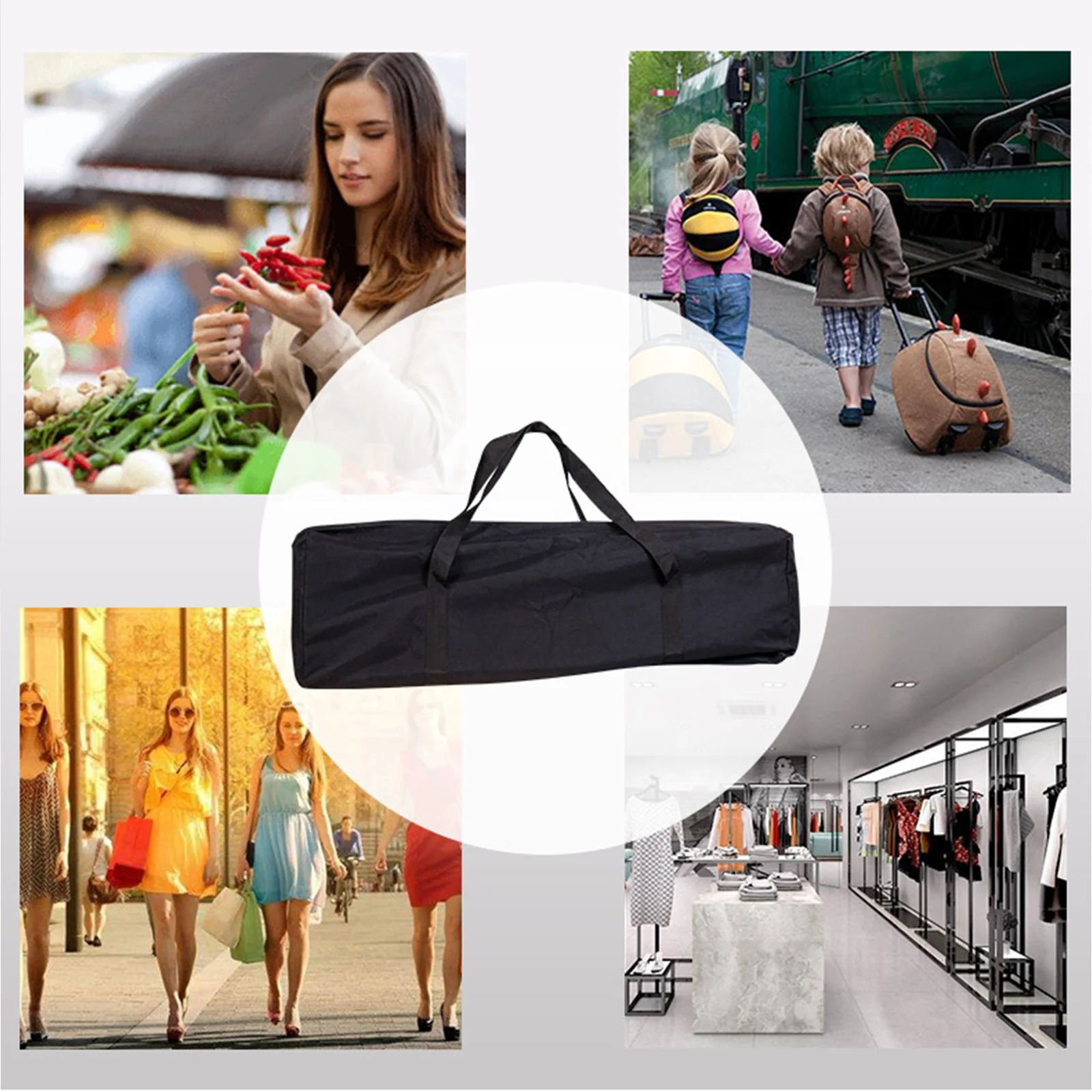 62x24x13cm Portable Storage Bag Woven Strap Foldable Large Capacity Oxford Cloth Recyclable Outdoor BBQ Supplies
62x24x13cm Portable Storage Bag Woven Strap Foldable Large Capacity Oxford Cloth Recyclable Outdoor BBQ Supplies