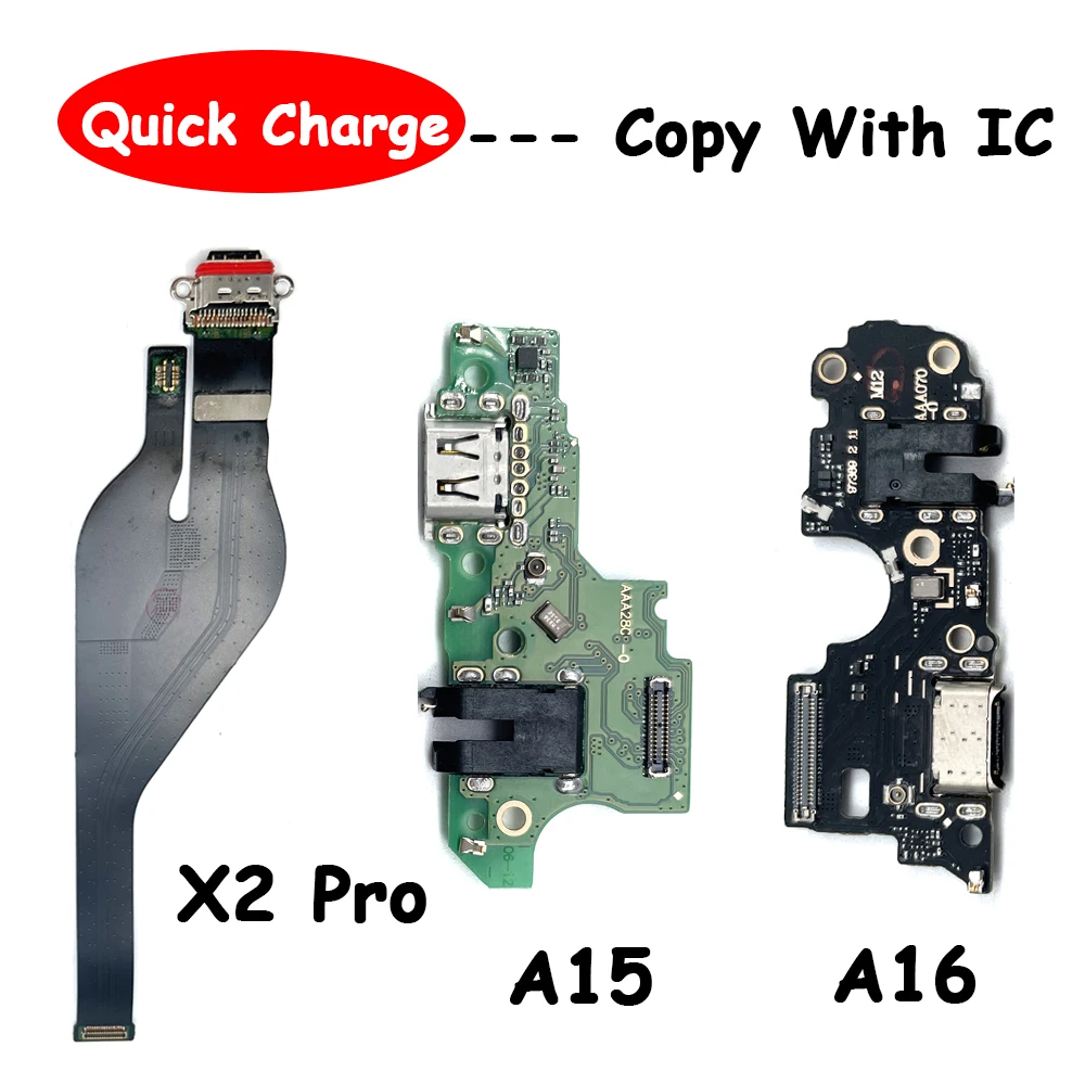 

Оригинальный Новый USB-разъем для зарядного устройства, док-разъем, зарядная плата, гибкий кабель для замены для Oppo A1k A3S A5S Realme 8i A15 A16