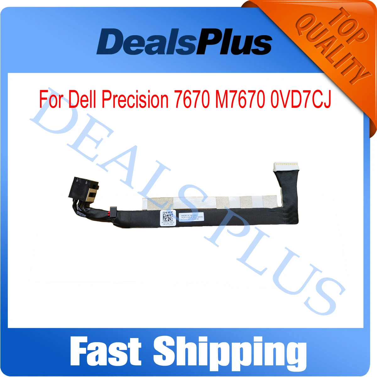 Новый Сменный кабель питания постоянного тока для Dell Precision 7670 M7670 0VD7CJ
Новый Сменный кабель питания постоянного тока для Dell Precision 7670 M7670 0VD7CJ
