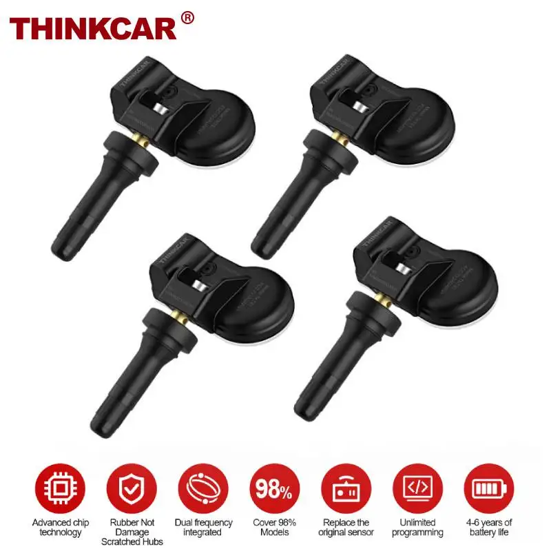 THINKCAR THINKTPMS 1-R Screw-in Rubber Tire Pressure Sensor 315MHz 433MHz Tire Pressure Monitoring System Monitors
THINKCAR THINKTPMS 1-R Screw-in Rubber Tire Pressure Sensor 315MHz 433MHz Tire Pressure Monitoring System Monitors