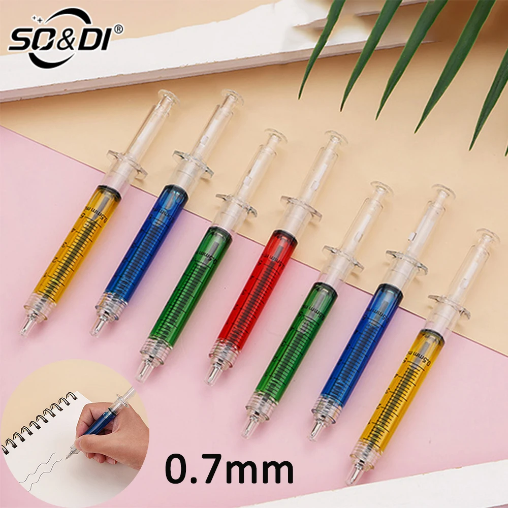 

Injection Shape Ballpen Doctor Nurse Needle Ball Point Pen Office School Stationery Pen Syringe Needle Ballpoint Pen Write Tool