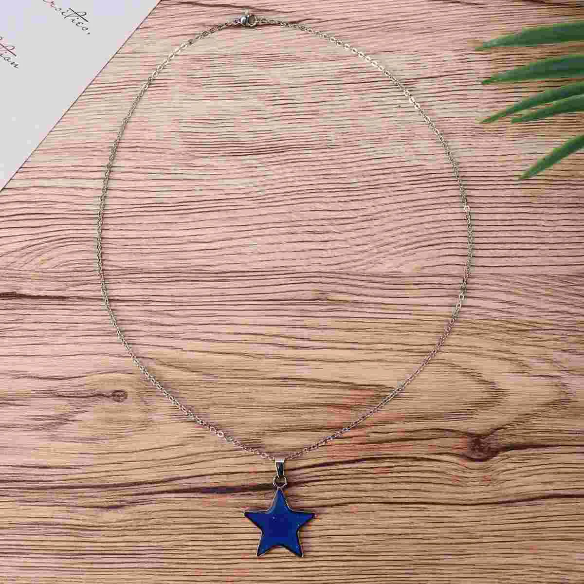Collar Choker Color Changing Necklace Fashion Star Pendant Chain Pendant Necklace Star Choker Girls Necklaces Miss
Collar Choker Color Changing Necklace Fashion Star Pendant Chain Pendant Necklace Star Choker Girls Necklaces Miss