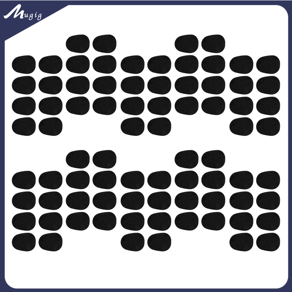 80Pcs 0.8mm Thick Alto/Tenor Saxophone Mouthpiece Pads Rubber Cushions Strong Adhesive Mouthpiece Patches (Black)
80Pcs 0.8mm Thick Alto/Tenor Saxophone Mouthpiece Pads Rubber Cushions Strong Adhesive Mouthpiece Patches (Black)
