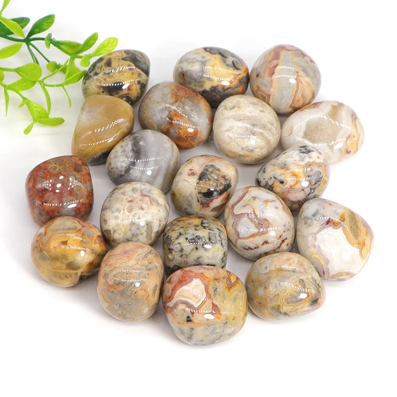 

Natural Crazy Agate Gravel Stone Crystal Quartz Chakras Healing Crystals Lucky Gemstone Mineral Home Aquarium Decoration Gifts
