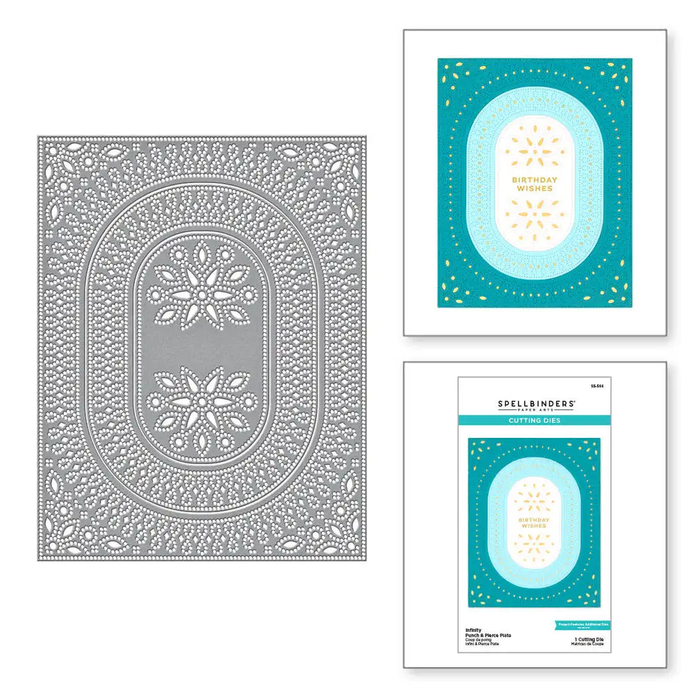 Infinity Punch & Pierce Plate Etched Metal Cutting Dies Scrapbooking Make Paper Greeting Card Handmade Mold 2023 New Arrival
Infinity Punch & Pierce Plate Etched Metal Cutting Dies Scrapbooking Make Paper Greeting Card Handmade Mold 2023 New Arrival