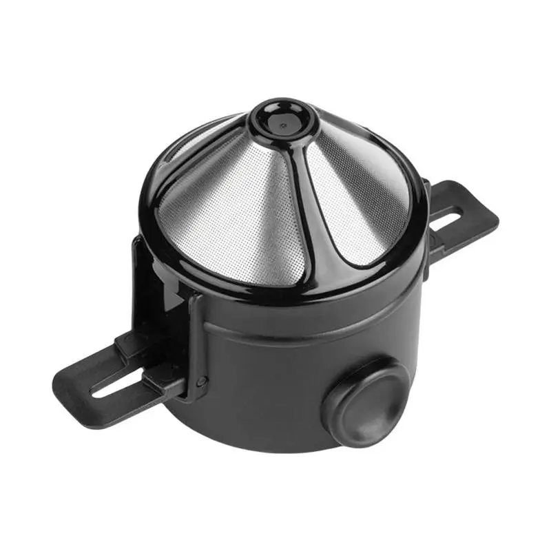 Складной фильтр для кофе, портативный многоразовый держатель для чая из нержавеющей стали 
Складной фильтр для кофе, портативный многоразовый держатель для чая из нержавеющей стали