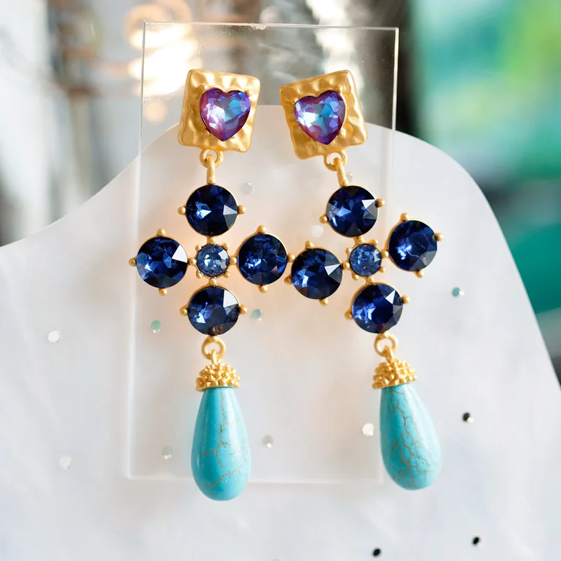 Timeless Wonder Brass Vintage Geo Stone Crystal Stud Earrings for Women Designer Jewelry Goth Punk Mediaeval Gift Heavy Top 3217
Timeless Wonder Brass Vintage Geo Stone Crystal Stud Earrings for Women Designer Jewelry Goth Punk Mediaeval Gift Heavy Top 3217