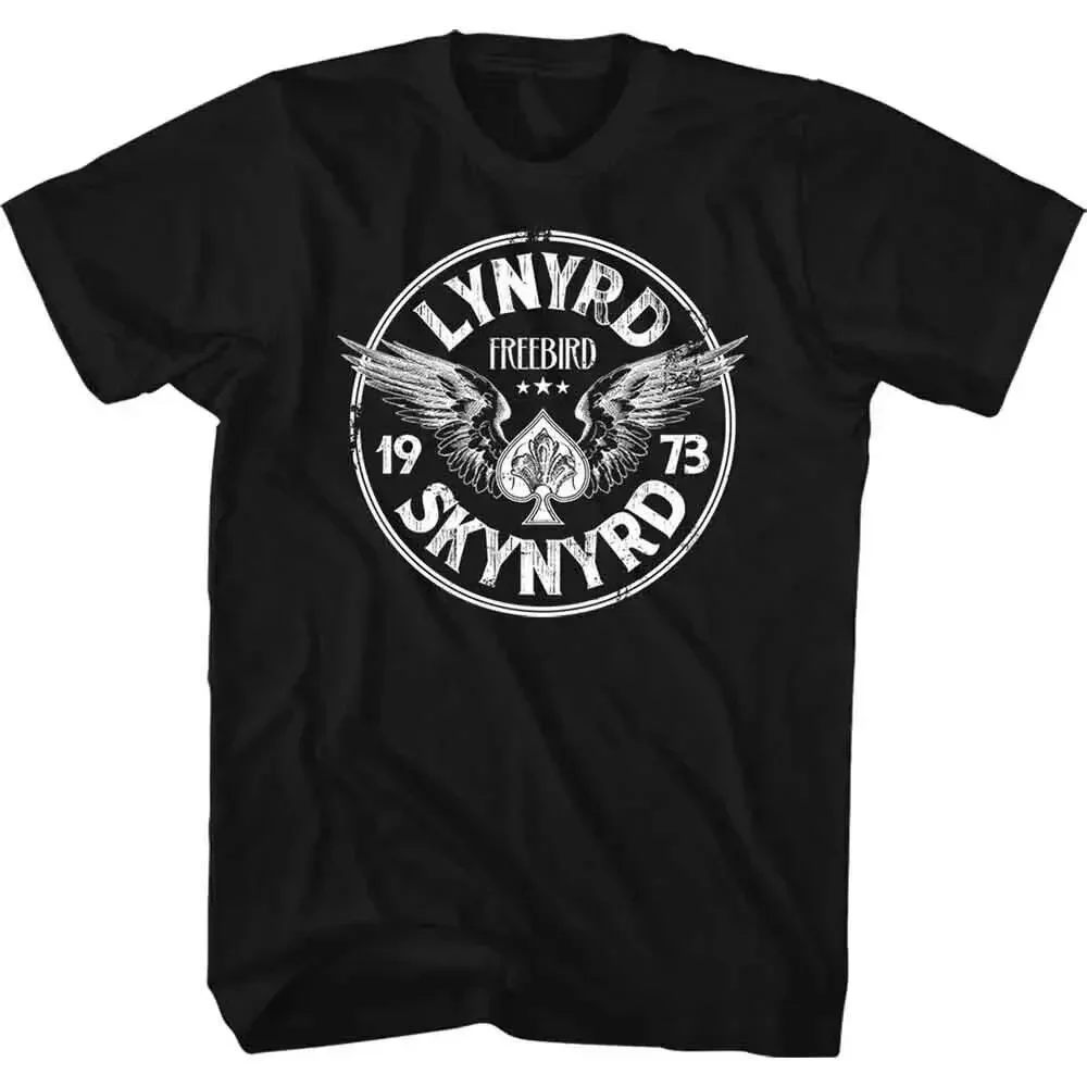 Skynyrd футболка Freebird 73 Wings Rock новинка высокое качество 100% хлопок короткий рукав