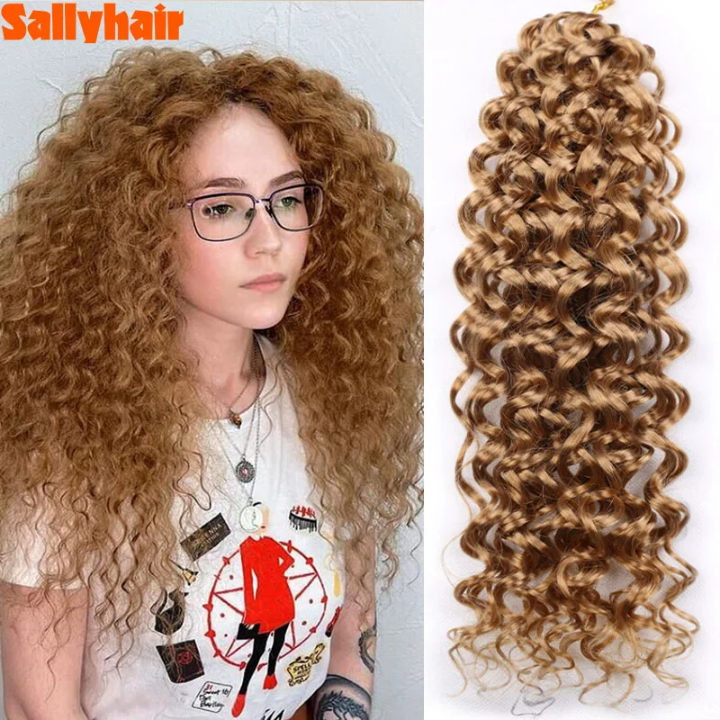 Sallyhair Synthetic Deep Wave Crochet Braiding Hair Extensions 10inch/14inch/18inch Ombre Wavy Hair Weave Bundles
Sallyhair Synthetic Deep Wave Crochet Braiding Hair Extensions 10inch/14inch/18inch Ombre Wavy Hair Weave Bundles