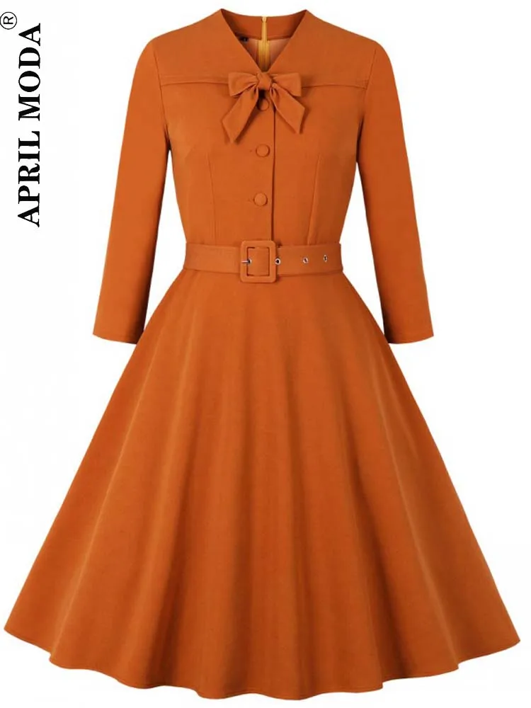 Autumn Winter Vintage Rockabilly Dress Jurken 60s 50s Retro Big Swing Pinup Women Audrey Hepburn Party Dresses Solid Vestidos
Autumn Winter Vintage Rockabilly Dress Jurken 60s 50s Retro Big Swing Pinup Women Audrey Hepburn Party Dresses Solid Vestidos