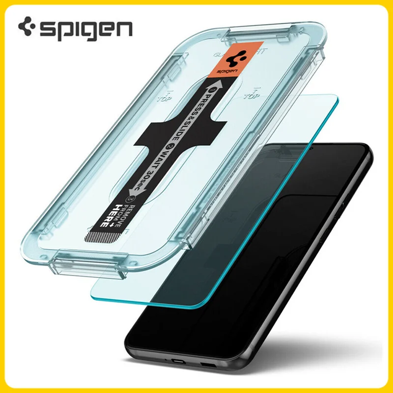 

Original Spigen Glas.tR EZ Fit Screen Protector For Samsung Galaxy S22 Plus (6.6") Tempered Glass (2 Pieces)