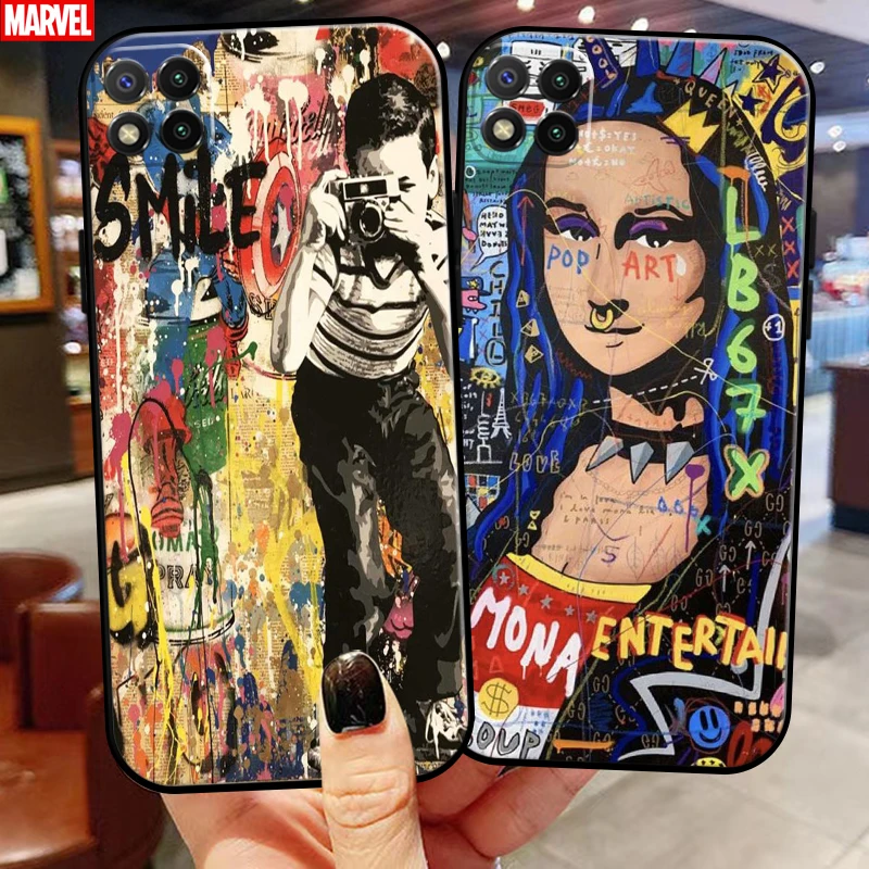 Street Graffiti Oil Painting Phone Case 6.53 Inch For Xiaomi Redmi 9C Carcasa Funda Soft Liquid Silicon Back
Street Graffiti Oil Painting Phone Case 6.53 Inch For Xiaomi Redmi 9C Carcasa Funda Soft Liquid Silicon Back