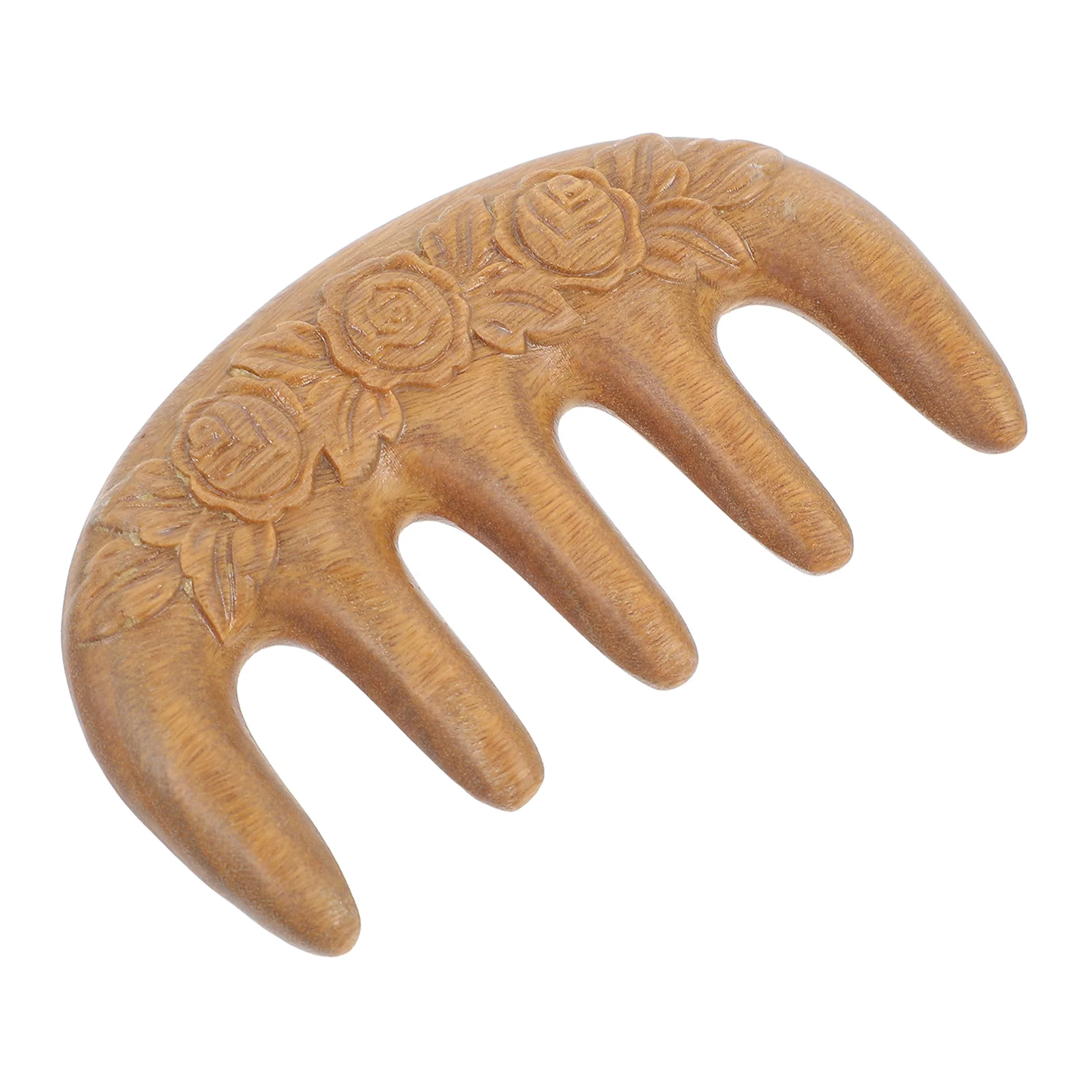 Sandalwood Comb Wooden Combs Flower Engraved Wide Comb Portable Acupoint for Adults Salon
Sandalwood Comb Wooden Combs Flower Engraved Wide Comb Portable Acupoint for Adults Salon