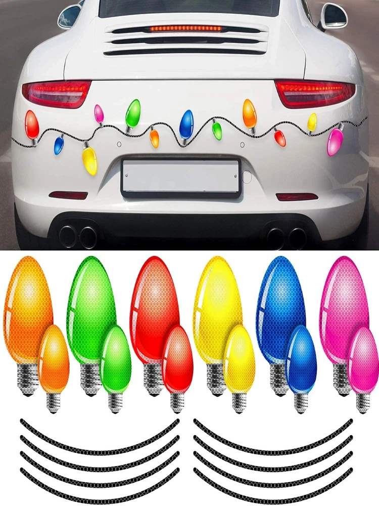 20pcs Magnet Car Christmas Lights Decals Xmas Bulb Auto Roof Ceiling Reading Lamps Car Door Decor Lamps
20pcs Magnet Car Christmas Lights Decals Xmas Bulb Auto Roof Ceiling Reading Lamps Car Door Decor Lamps