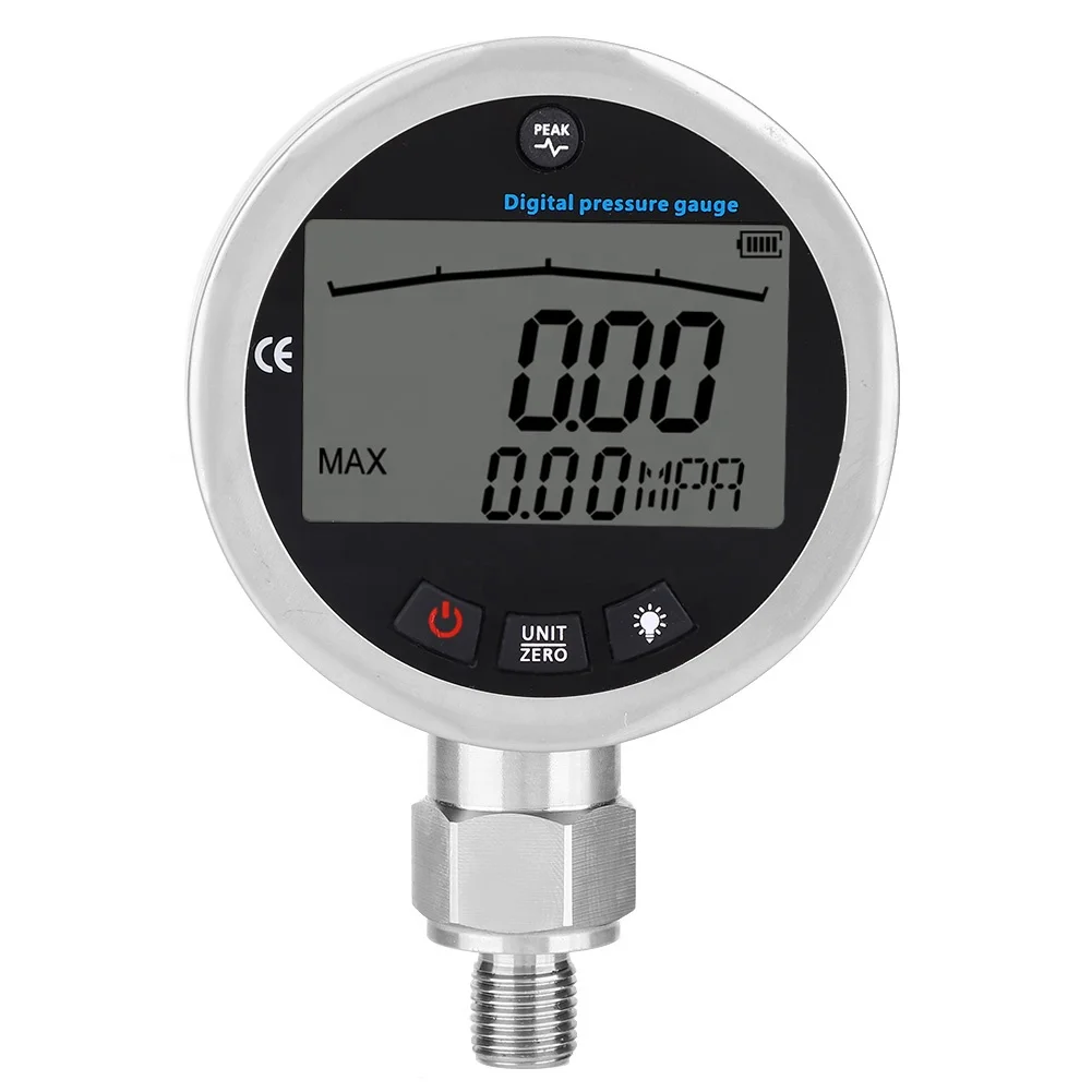 Digital Hydraulic Pressure Gauge 400BAR 0 to 40Mpa 5800PSI with G1/4 Connector
Digital Hydraulic Pressure Gauge 400BAR 0 to 40Mpa 5800PSI with G1/4 Connector