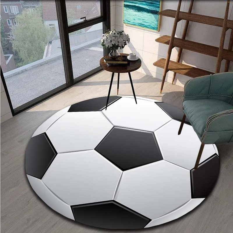 Soccer 3D Round Carpet Sports Style Non-slip Floor Mat Fashion Gift Area Rug Tapis 5 Sizes Play Mat Room Decor Kitchen Mat Rugs
Soccer 3D Round Carpet Sports Style Non-slip Floor Mat Fashion Gift Area Rug Tapis 5 Sizes Play Mat Room Decor Kitchen Mat Rugs