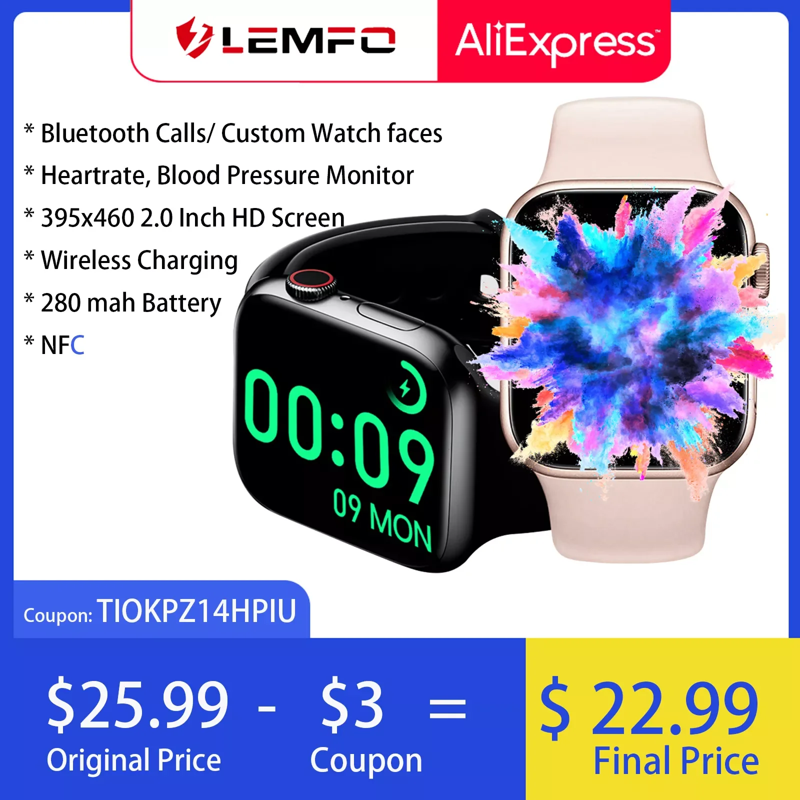 Original Smartwatch Series 7 S8 Plus iwo 14 pro Smart Watch Men Women NFC Bluetooth Call Custom Dial 2.0 Inch 460*395 Watch
Original Smartwatch Series 7 S8 Plus iwo 14 pro Smart Watch Men Women NFC Bluetooth Call Custom Dial 2.0 Inch 460*395 Watch