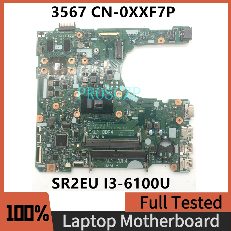 CN-0XXF7P 0XXF7P XXF7P Бесплатная доставка для Dell Inspiron 15 3567 материнская плата для ноутбука 15341-1 с SR2EU I3-6100U 100% полностью протестирована ОК
CN-0XXF7P 0XXF7P XXF7P Бесплатная доставка для Dell Inspiron 15 3567 материнская плата для ноутбука 15341-1 с SR2EU I3-6100U 100% полностью протестирована ОК